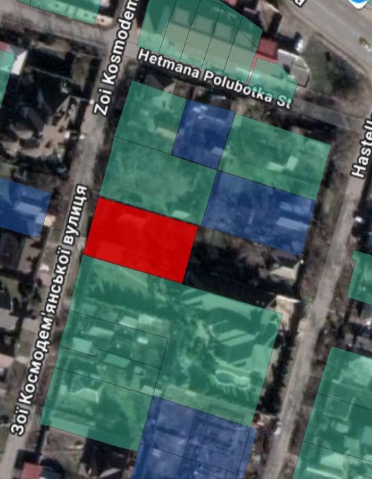 Продам ділянку 7.36 соток, вул.Зої Космодемʼянської