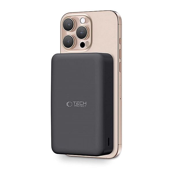 Tech-Protect Pb12 Lifemag Magsafe Power Bank 20000Mah Black