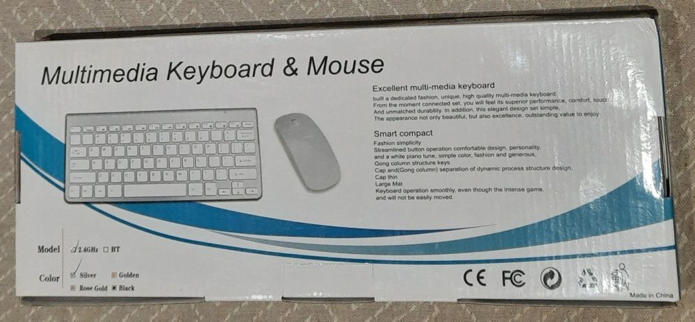 Клавиатура с мышкой беспроводные Apple Wireless 4668842