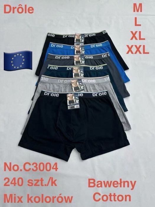 Труси чоловічі Drole боксери дроле