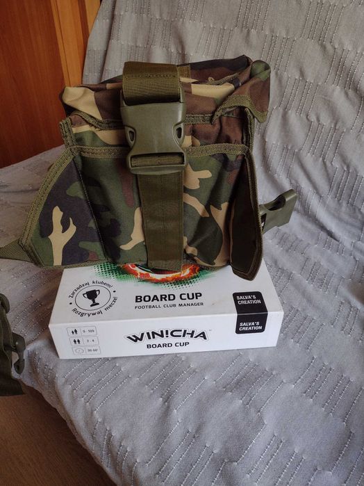 Torba zrzutowa , udowa , kamuflaż.