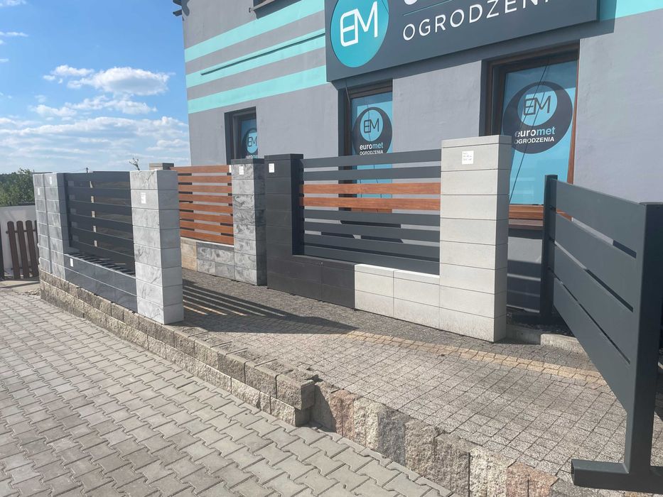 Pustak 50x19cm Bruk-Bet Antracyt bloczek ogrodzeniowy rezydencja