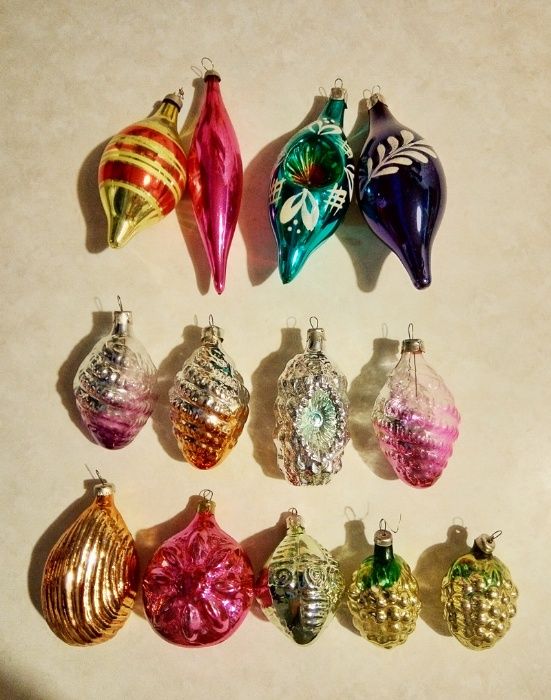 Новогодние елочные игрушки СССР