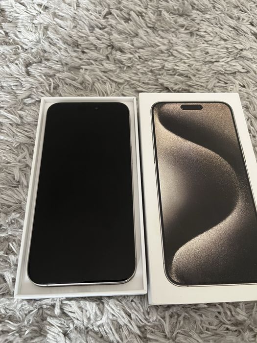 iPhone 15 Pro Max 256GB Natural Titanium – Idealny, 86%
