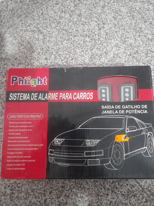 Alarme novo ainda embalado de carro.