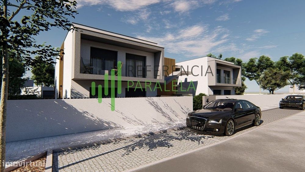Apartamento T1 Moderno com Logradouro e Garagem em Vila Nova de Anh...