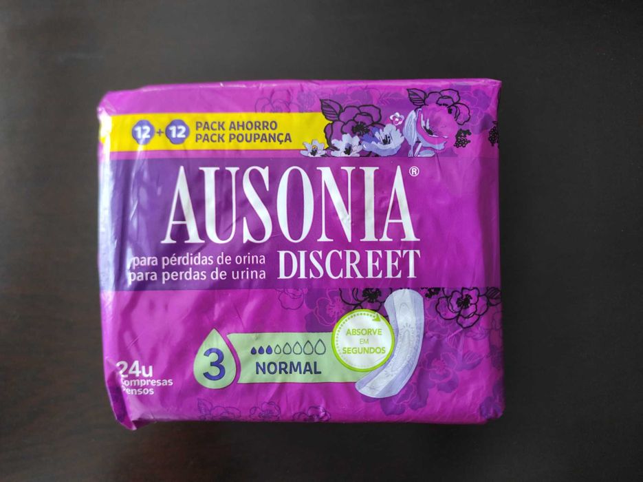 Ausonia - Pensos Incontinência Discreet Normal, 408 pensos