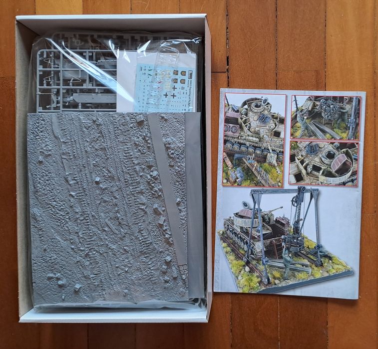 Kit modelismo Diorama Panzer IV em reparação escala 1/35