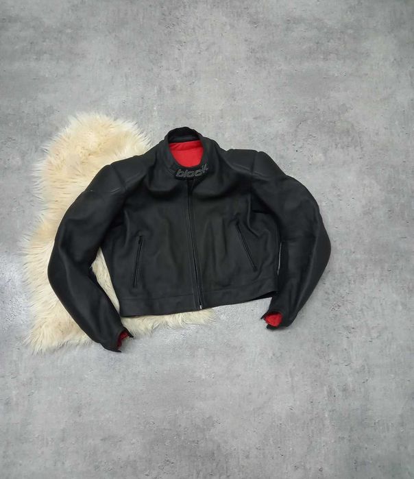 Kurtka Motocyklowa skórzana skóra na motocykl  BLOCK L  XL 892