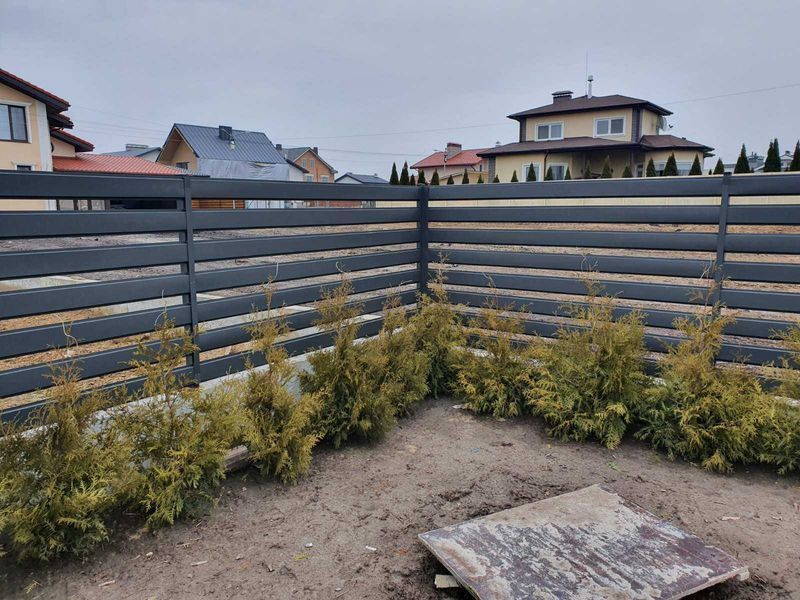 Паркан Жалюзі Забор Ранчо Металевий Паркан