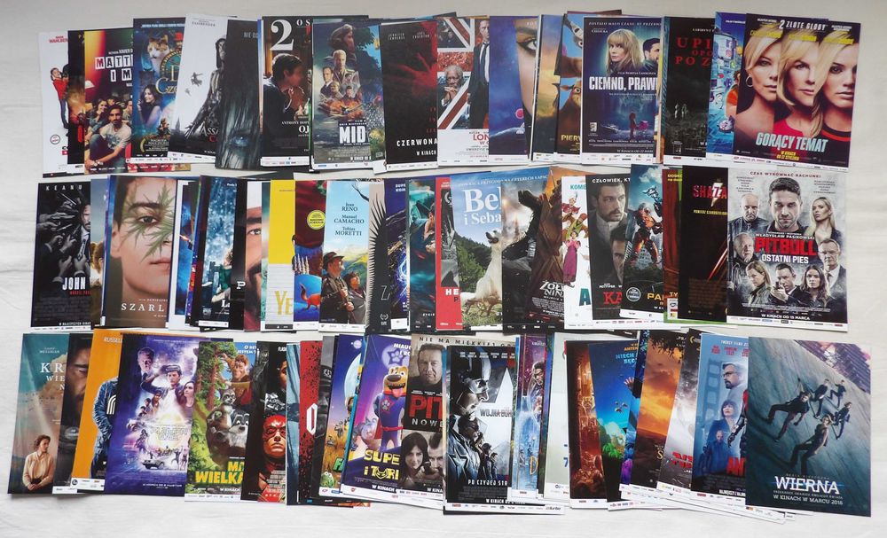 Ulotki filmowe 579 sztuk