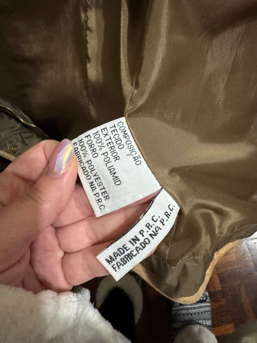 Casaco kispo castanho quente impermeável