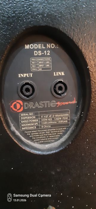 Colunas de Som. DRASTIC