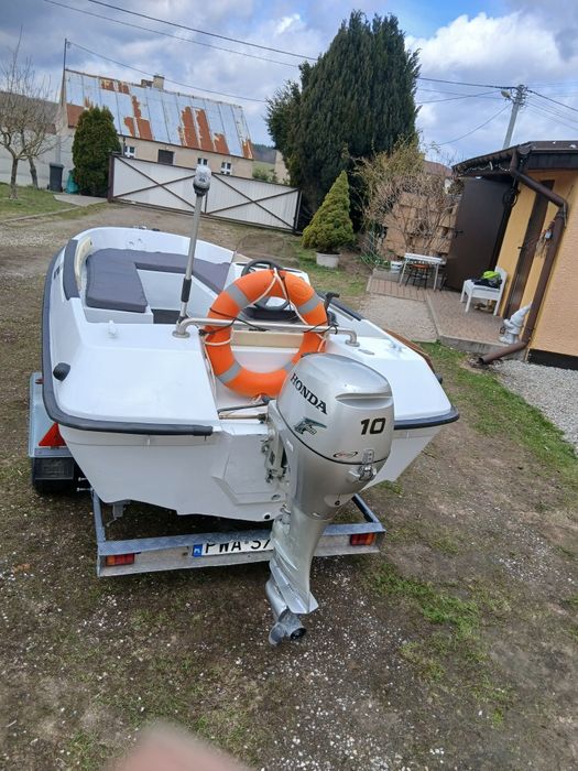 Łódź motorowa bez patentu honda komplet