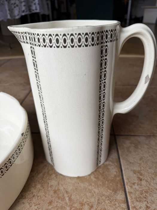 Vintage dzban do mycia PRL retro ceramika