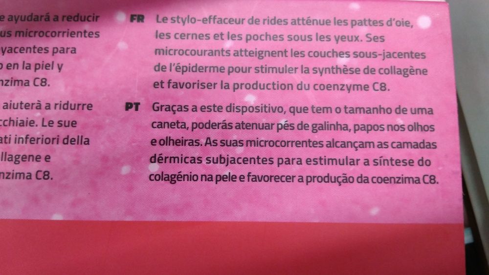 Rejuvenescedor Facial novo - nunca usado. ENVIO GRATIS