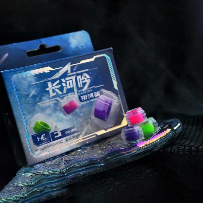 ‼️ Tangzu Sonic Galaxy Edition - сменные амбушюры S/M/L (3 пары) liquid silicone Wide Bore IEM