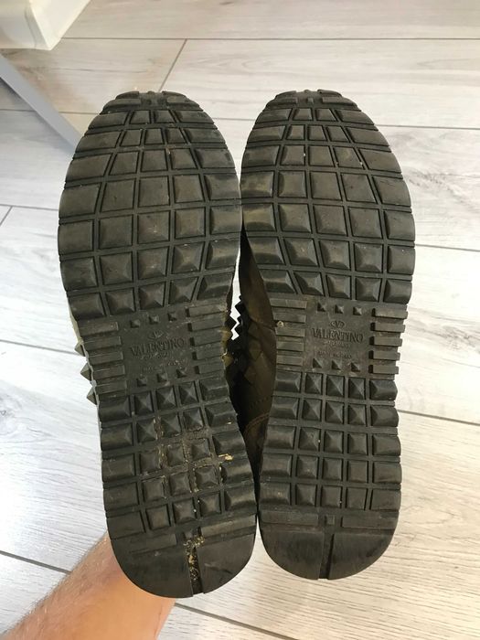 Skórzane buty Valentino Garavani  Rockrunner rozm. 37