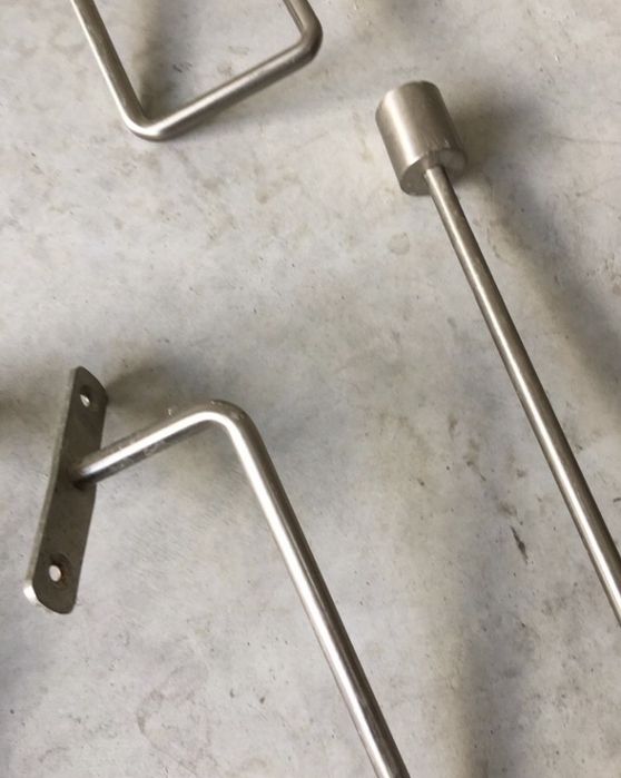 Suportes inox apanhar cortinados embrace / embraces