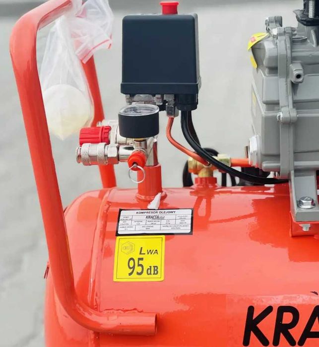 Компресор масляний 50 л Kraft&Dele KD401 2.8 кВт Польща 100% Мідь