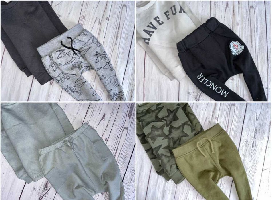 r.80-86 Mega paka 60szt zestaw ubranek dla Synka chłopca zara adidas