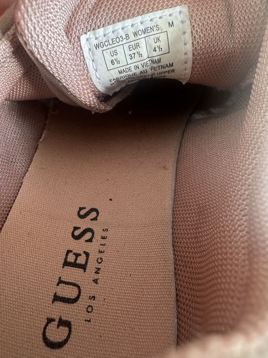 GUESS złote adidasy 37,5 buty sportowe
