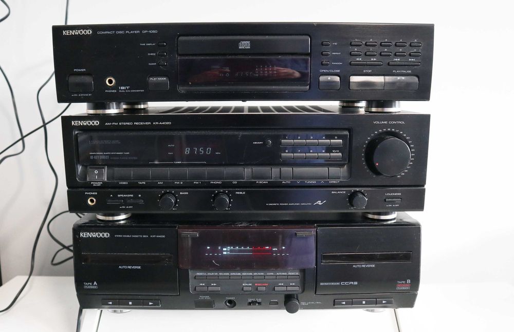 Стойка Kenwood KR-A 4020 дека KENWOOD KXF-W4030 проигрыватель DP-1050