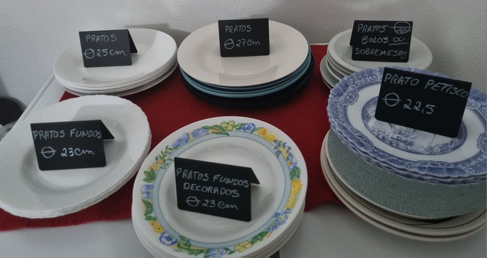 Conjunto de Pratos Sortidos