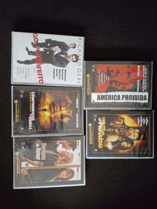 Pack de 5 DVDs de grandes clássicos cinema