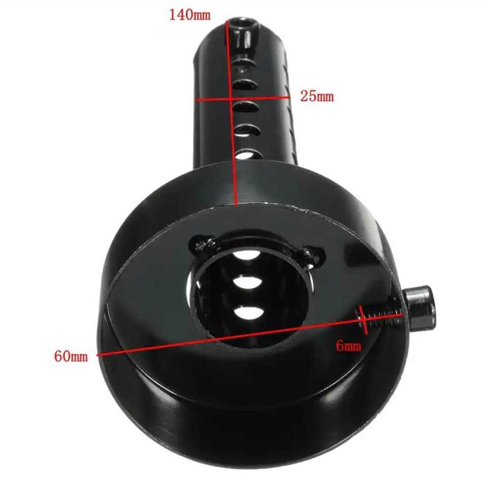 Silenciador DB Killer Universal Preto Escape de Moto em Aço Inoxidável