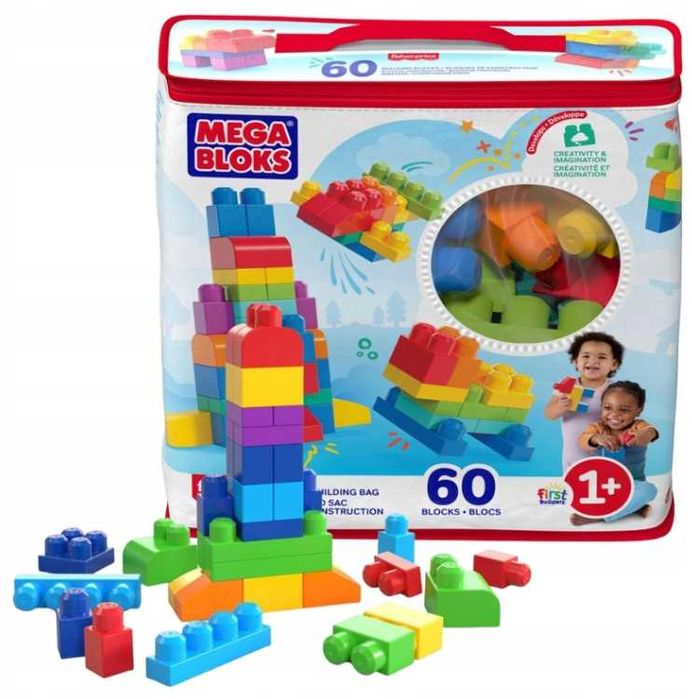 Fisher Price Klocki Mega Bloks - First Builders 60sztuk