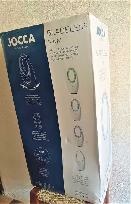 Ventilador Sem Pás JOCCA Bladeless Fan 60W (novo em caixa original)