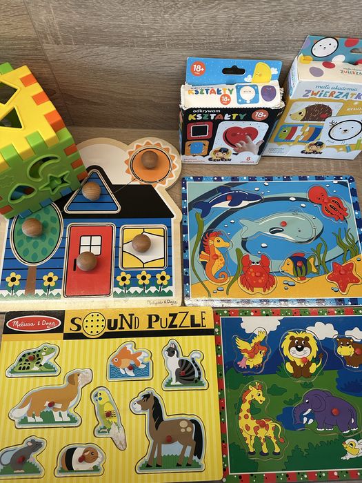 Układanki dla dzieci- Melissa&Doug, CzuCzu, inne