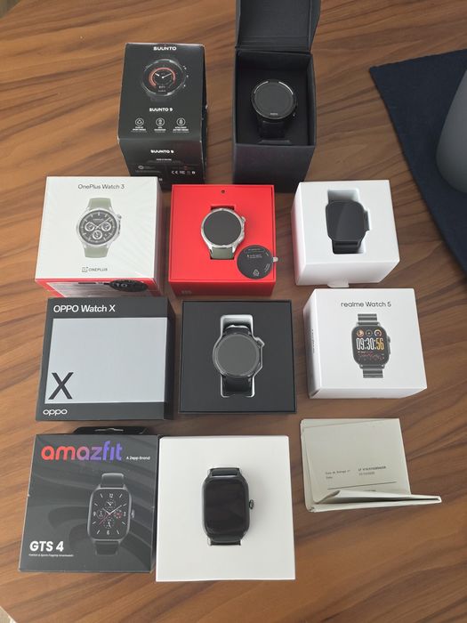 Google Pixel Watch 3 45mm LTE, Suunto, Amazfit GTS, Realme 5. Troca/retoma