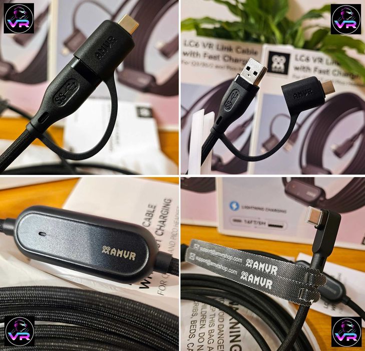 ‼️ TOP Кабель AMVR Charging Link Cable Meta Quest 3, 3S, Oculus 2