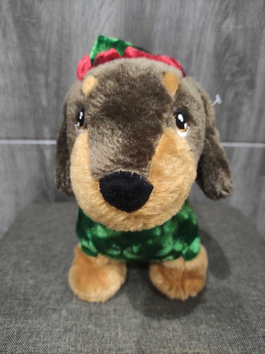 Игрушка собака, щенок, такса, песик, цуценя, собачка 30 см Keel toys Keeleco
