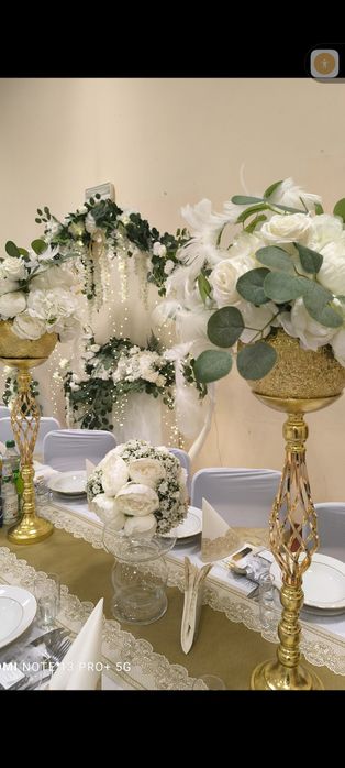 Dekoracje okolicznosciowe Kwiaty Scianki  Komunia Wesela  600 zł