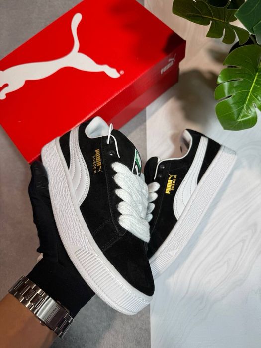 Puma Suede Xl Black White