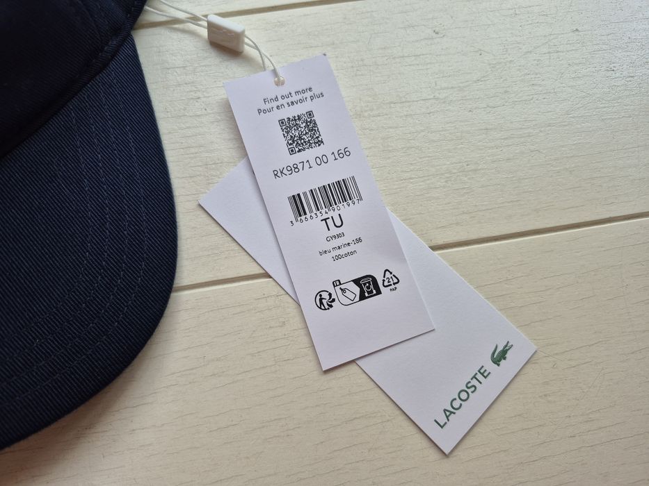 Czapka z daszkiem Lacoste