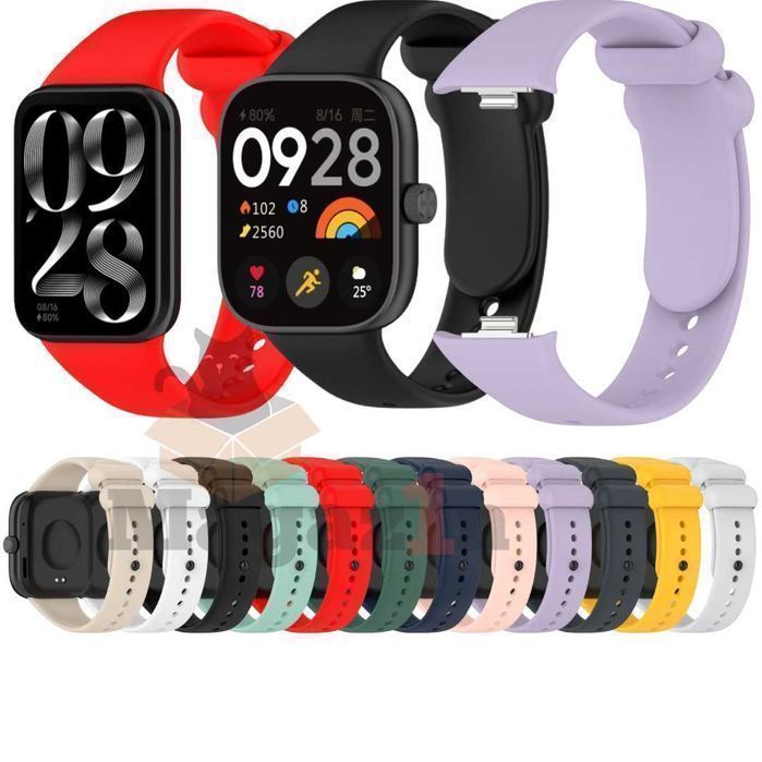 Ремінець силіконовий Redmi Watch 4/5/6, Mi Band 8/9/10 Pro