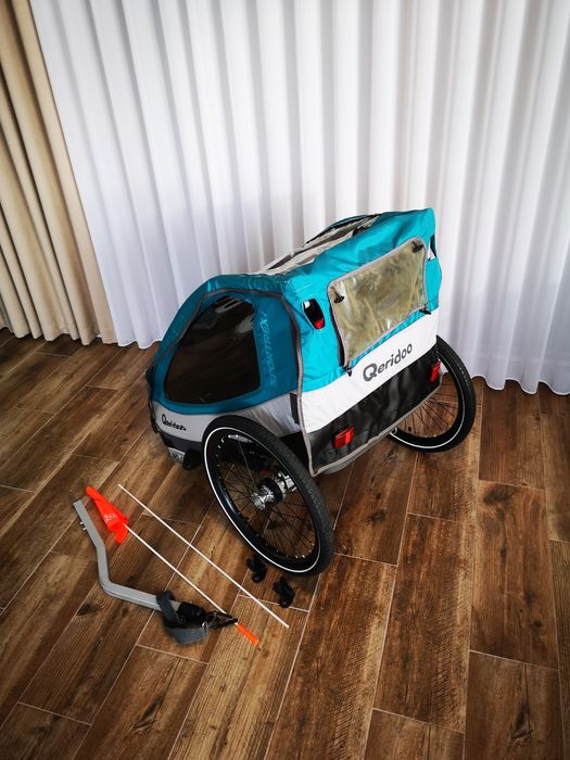 Przyczepka rowerowa Queridoo Sportrex 1  Jak nowa