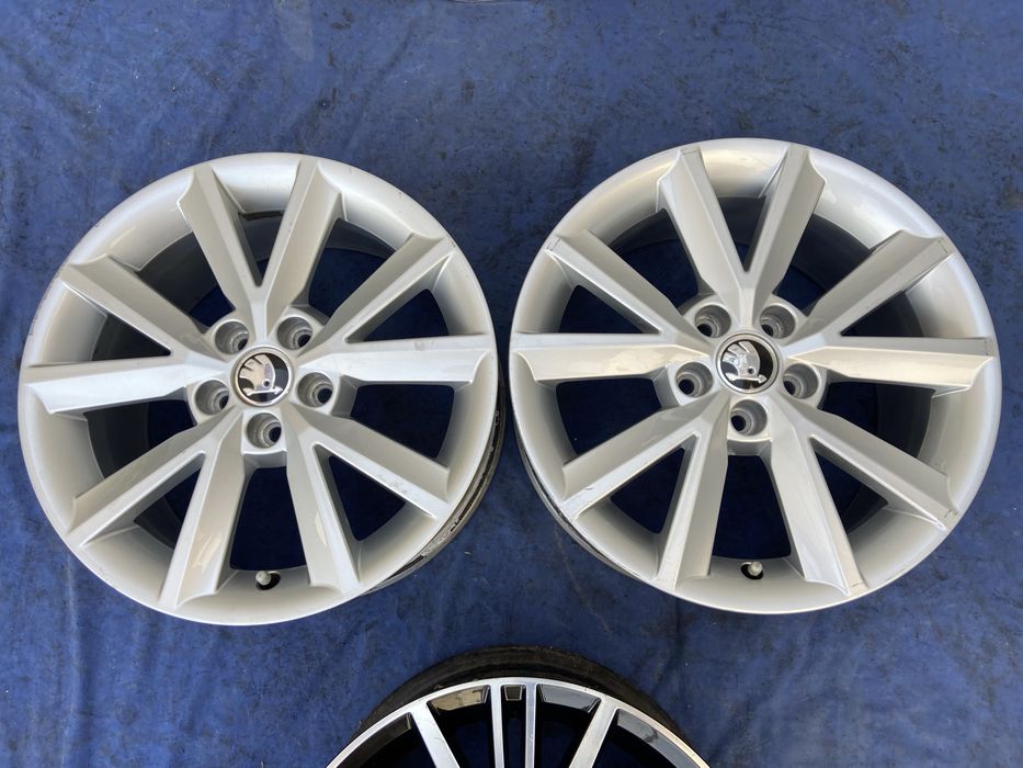 SKODA r16 5x100 5JA 601 025 7j et46 запаска розпаровка пара 2 штуки