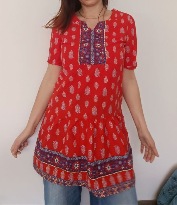 Etno boho sukienka/tunika rozm.38 Promod