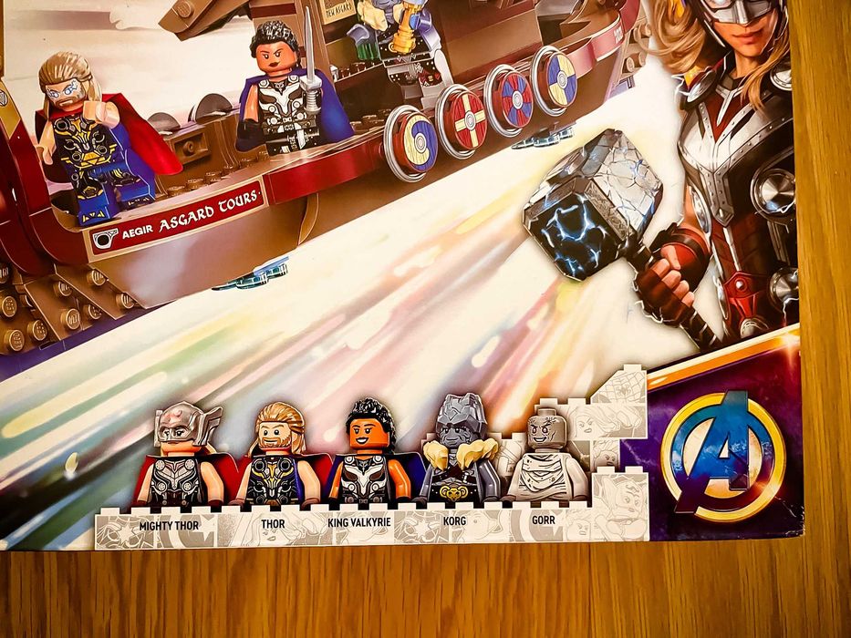 LEGO 76208 Marvel The Goat Boat, Toy Boat from Thor (novo e selado)