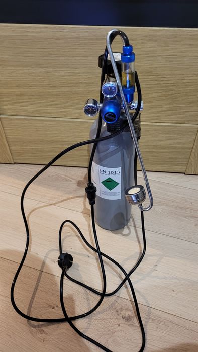 Butla co2 Reduktor elektrozawór dyfuzor