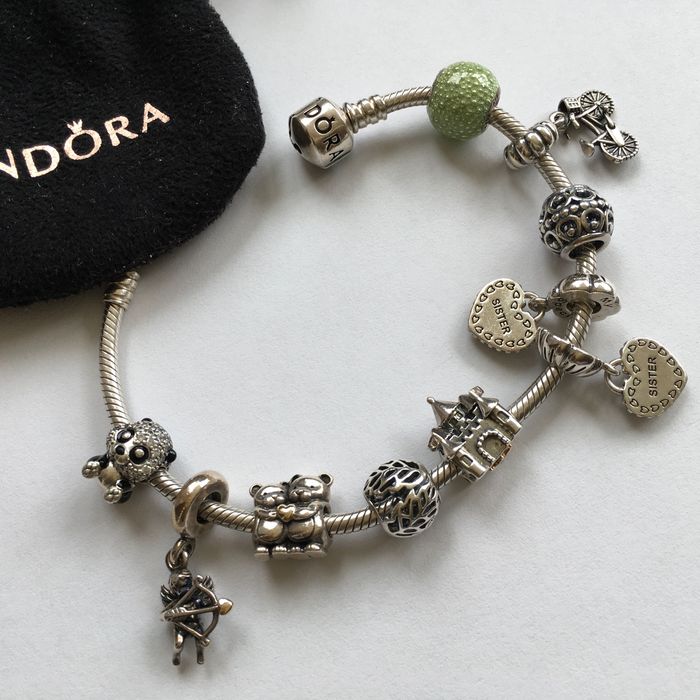 Намистини Pandora срібло, оригінал