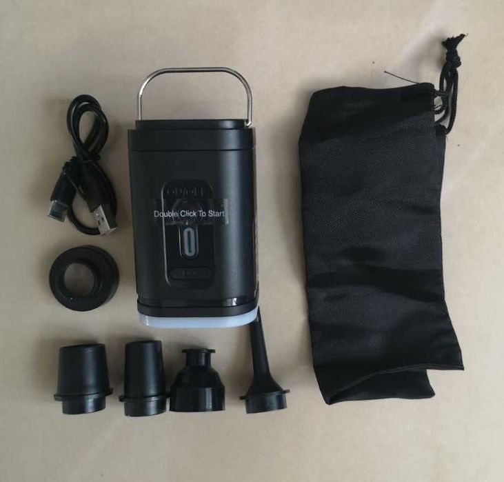 Туристичний надувний каремат з помпою та подушкою надувной матрас