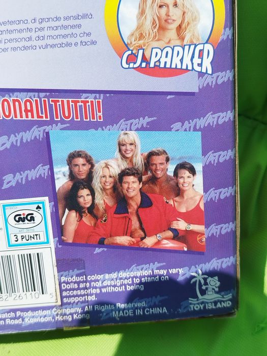 Figura da boneca Pamela Anderson.  Baywatch de 1997