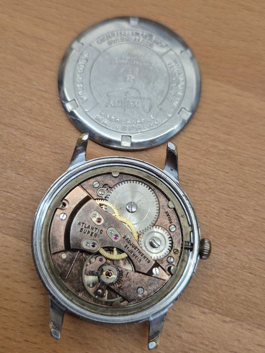 Zegarek *Atlantic Super Worldmaster* Artiflex 21 jewels