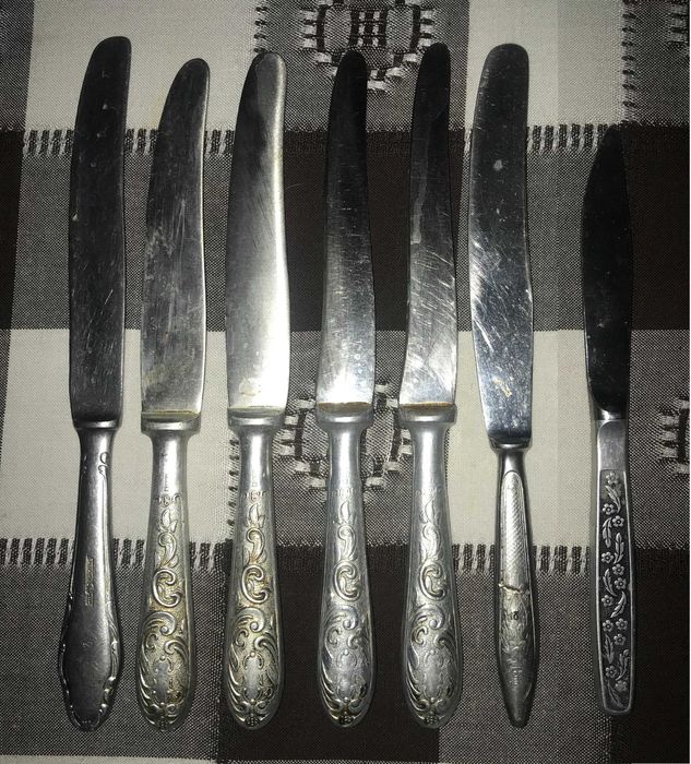 Ножи столовые, сервировочные, нержавейка | времена СССР
